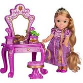 Boneca Rapunzel com Penteadeira Encantada - Long Jump