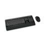 Teclado e Mouse Microsoft Sem Fio Multimídia ABNT2 USB BlueTrack Desktop 3000 MFC-00006