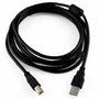 Cabo Impressora Plus Data USB 2.0 AM/BM 2 metros com Filtro
