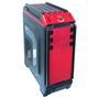 Gabinete K-Mex Game Master Orion USB 2.0 HD Preto e Vermelho CG-03T6