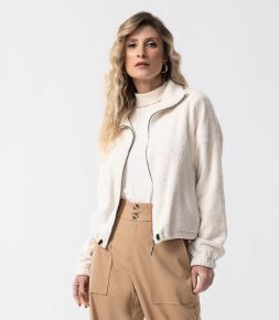 REF.: E14086 Jaqueta Feminina Pelucia Endless