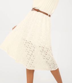 REF.: 615752 Saia Midi Laise Bordado Rovitex