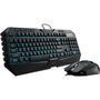 Teclado e Mouse Gamer CoolerMaster 3500DPI Octane Com Led 7 Cores SGB-3020-KKMF1-BR