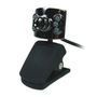 WebCam Multilaser USB c/ Microfone Preta WC040