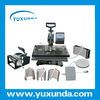 Prensa Térmica 8 Em 1 Sublimação Prato 110v Camisas Canecas (Preto)