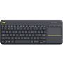 Teclado Logitech Sem Fio Touch K400 Plus Compatível com Smart TV