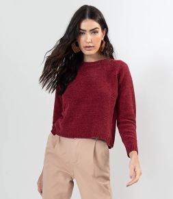 REF.: E14156  Suèter Feminino Em Tricot Endless