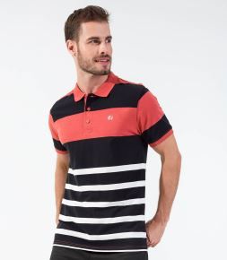 REF.: 608990  Camisa Masculina Estampa Listrada Rovitex