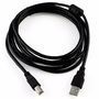 Cabo Impressora Plus Data USB 2.0 AM/BM 2 metros com Filtro