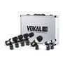 Vokal Microfone para Bateria VDM7 7 Peças 8069 Vokal Microfone para Bateria VDM7 7 Peças 8069