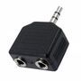 Adaptador MD9 Plug 2P2 Fêmea P/1 P2 Macho Estéreo 4561