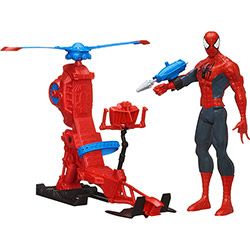 Veículo Spider Man com Helicóptero
