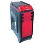 Gabinete K-Mex Game Master Orion USB 2.0 HD Preto e Vermelho CG-03T6