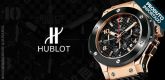 Relógio Masculino Hublot Big Bang Black p/ homens cheios de