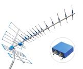 CÓD. 5201 PRO ANTENA UHF DIGITAL HD 26EL P/ MEDIA DIST 15DBI