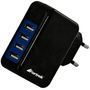 Carregador Fortrek Fonte de Energia USB 4 Portas 4,2A Preto - UPS-101BK