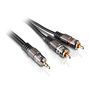Elgin Cabo de Áudio Estéreo P2 x RCA 1.5m 46RCAUDIORCA