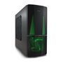 Gabinete Pixxo ATX LED Verde CG-9203NPBB