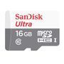 Cartão de Memória SanDisk Ultra microSDHC UHS-I com Adaptador 16GB Class 10 SDSQUNB-016G-GN3MA
